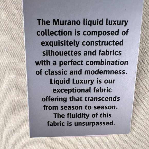 Murano Liquid Luxury Men's Yellow Golf Shirt 3XLT Tall Lightweight & Comfortable - Picture 10 of 12